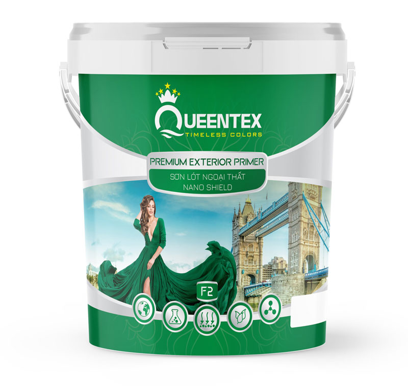 Sơn lót ngoại thất Nano Shield - Thùng 18lit