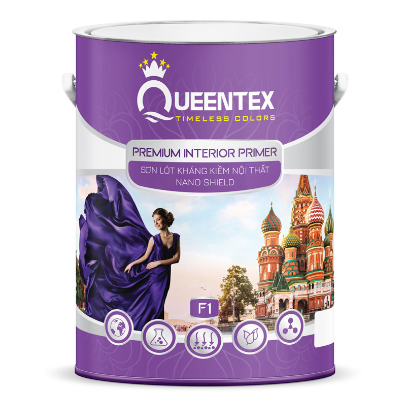 Sơn lót kháng kiềm nội thất Nano Shield - Lon 5lit