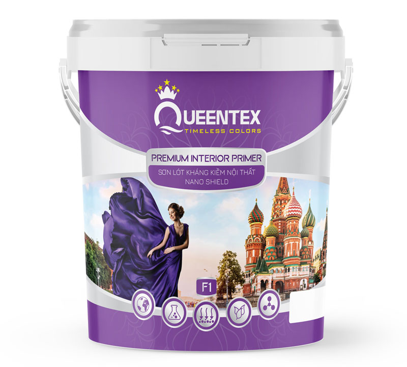 Sơn lót kháng kiềm nội thất Nano Shield - Thùng 18lit