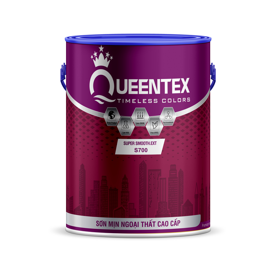 Sơn mịn ngoại thất cao cấp Smooth.ext - Lon 5lit