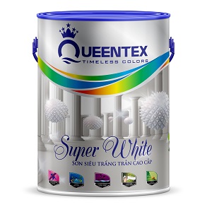 Sơn siêu trắng trần cao cấp Super White - Lon 5lit